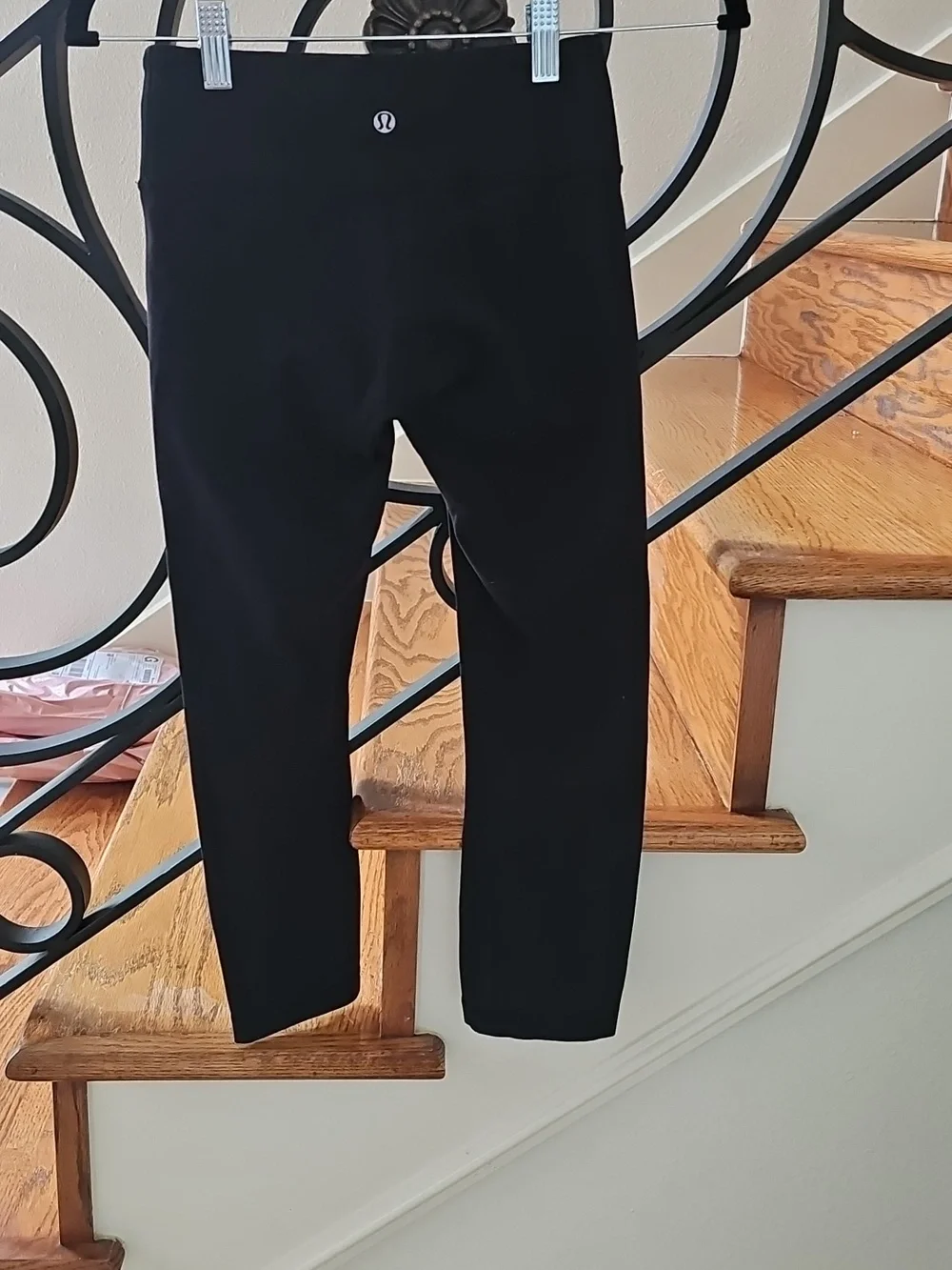 lululemon athletica Low Rise Black Logo Activewear‎ 21